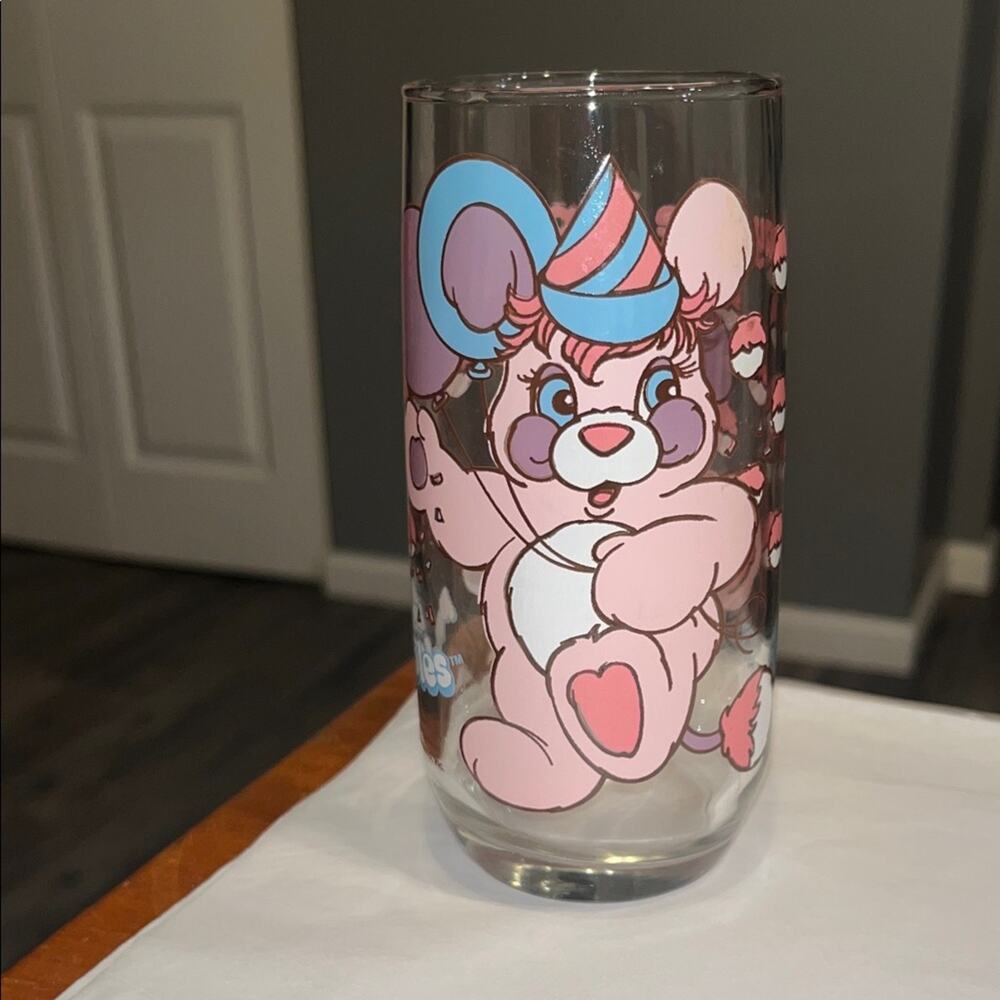 Popples Party Popple Any Time Is Party Time! Glass 1986 Pizza Hut
